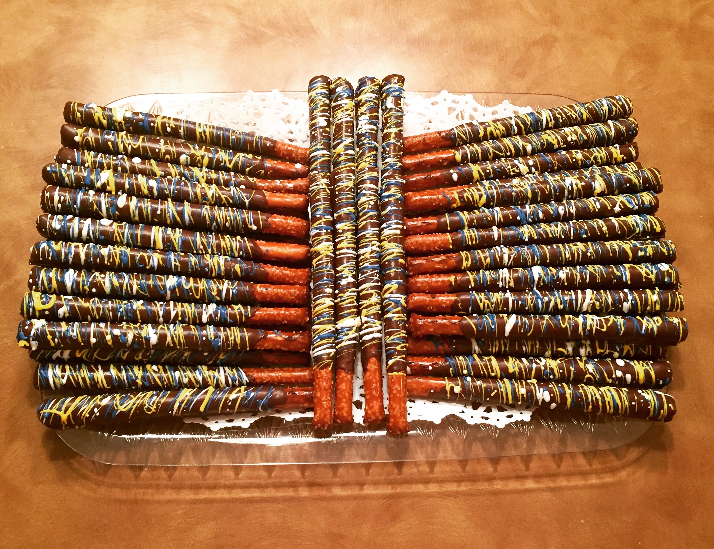 Custom Chocolate Covered Pretzel Rods