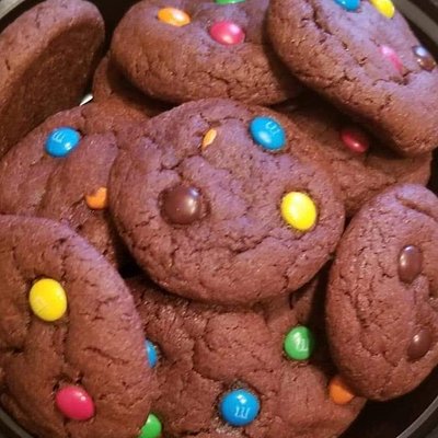 1dz Chocolate M&M Cookies 