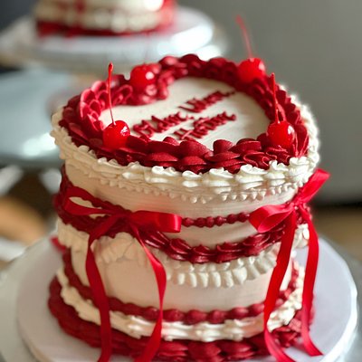 6” Custom Heart Cake