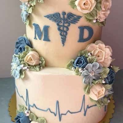 2 Tier Custom Cake (serves about 50)