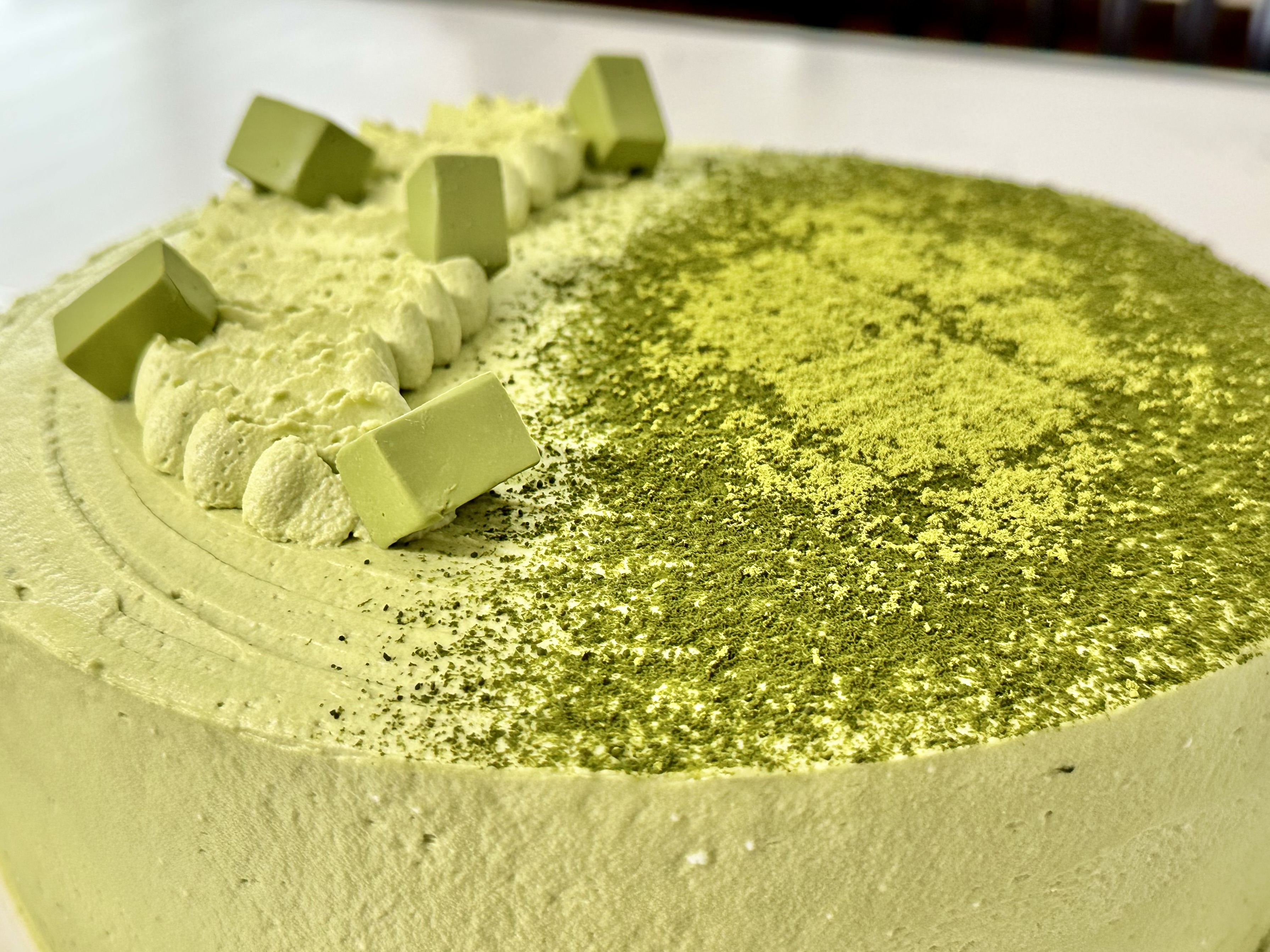 Matcha Genoise Cake