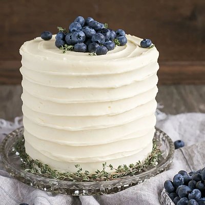 8" Blueberry Cake (3-Layered)