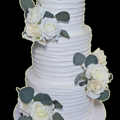 6", 8", 10" tiered cake