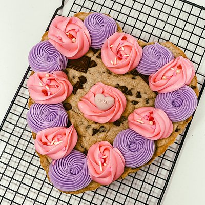 Heart Cookie Cake