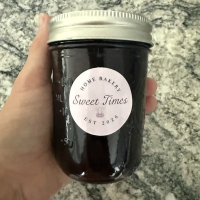 Blueberry Jam -8 Oz 