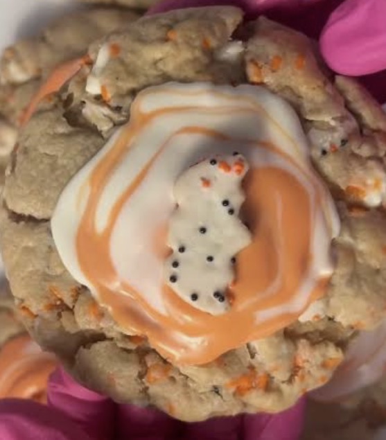 Spooky Frosted Animal Cookie