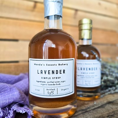 Lavender Simple Syrup (12 oz)