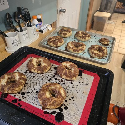 Sourdough Bagels