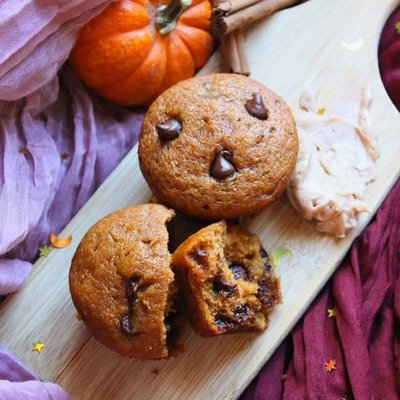 Pumpkin Chocolate Chip Muffin - 4 Count