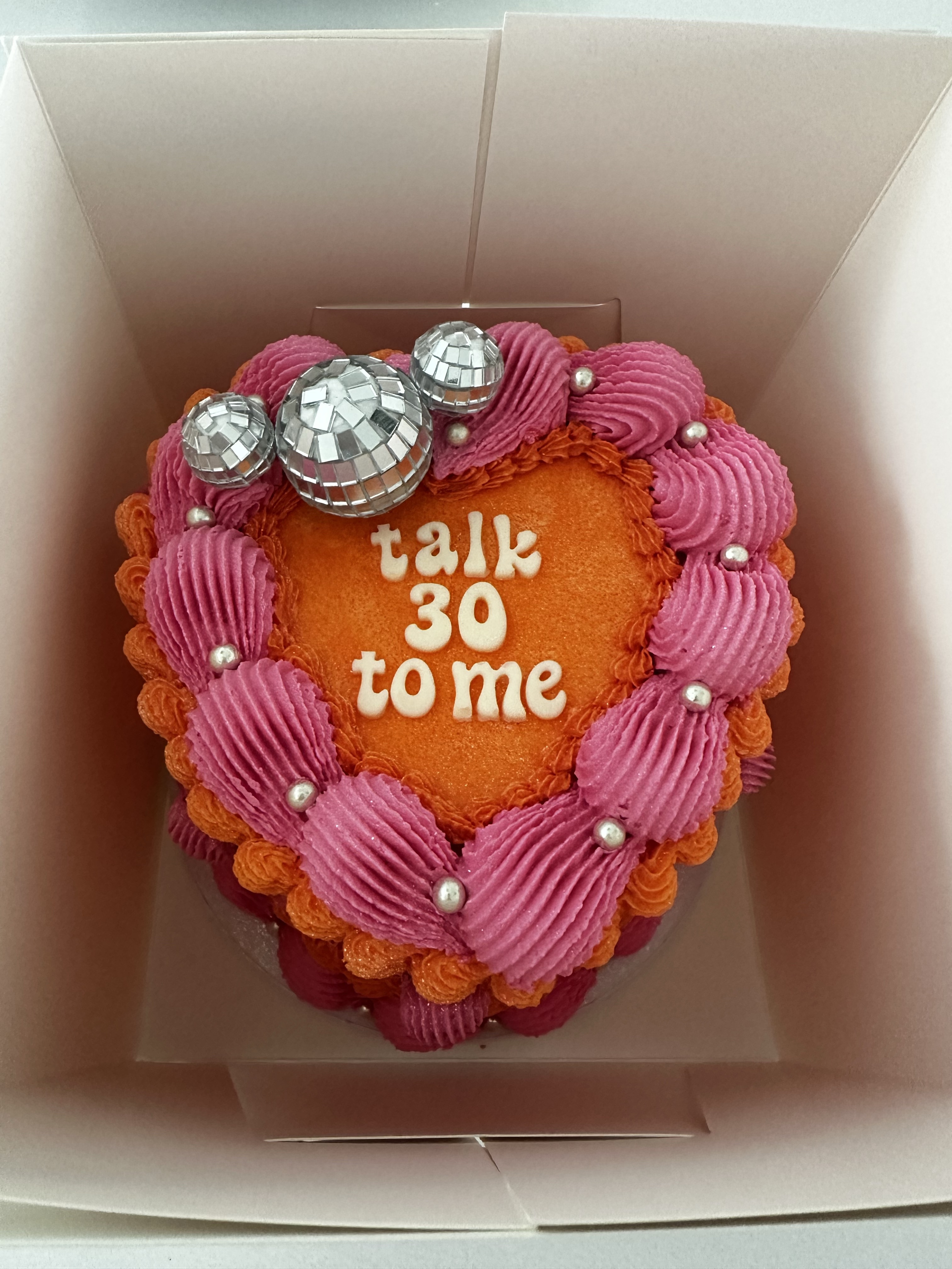 8” Heart Cake
