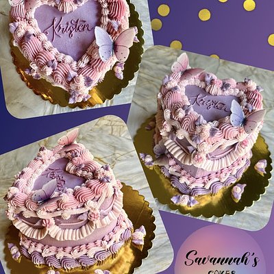 Sweetheart Cake (2 Layer Heart Shaped Cake)