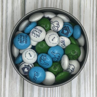 Customized Chocolate Candy 2oz Tin Favor