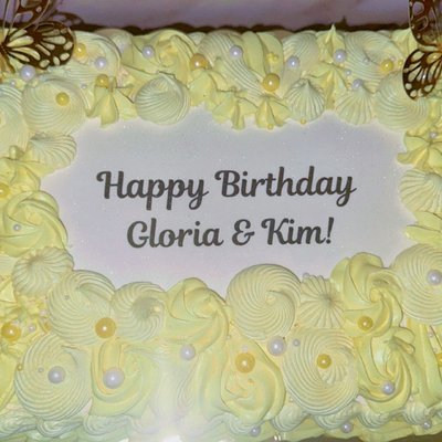 1/2 Sheet Cake 