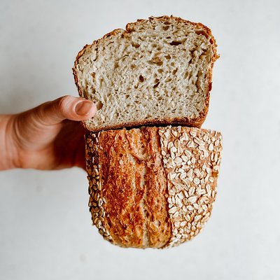 Honey Oat Artisan Sourdough Bread