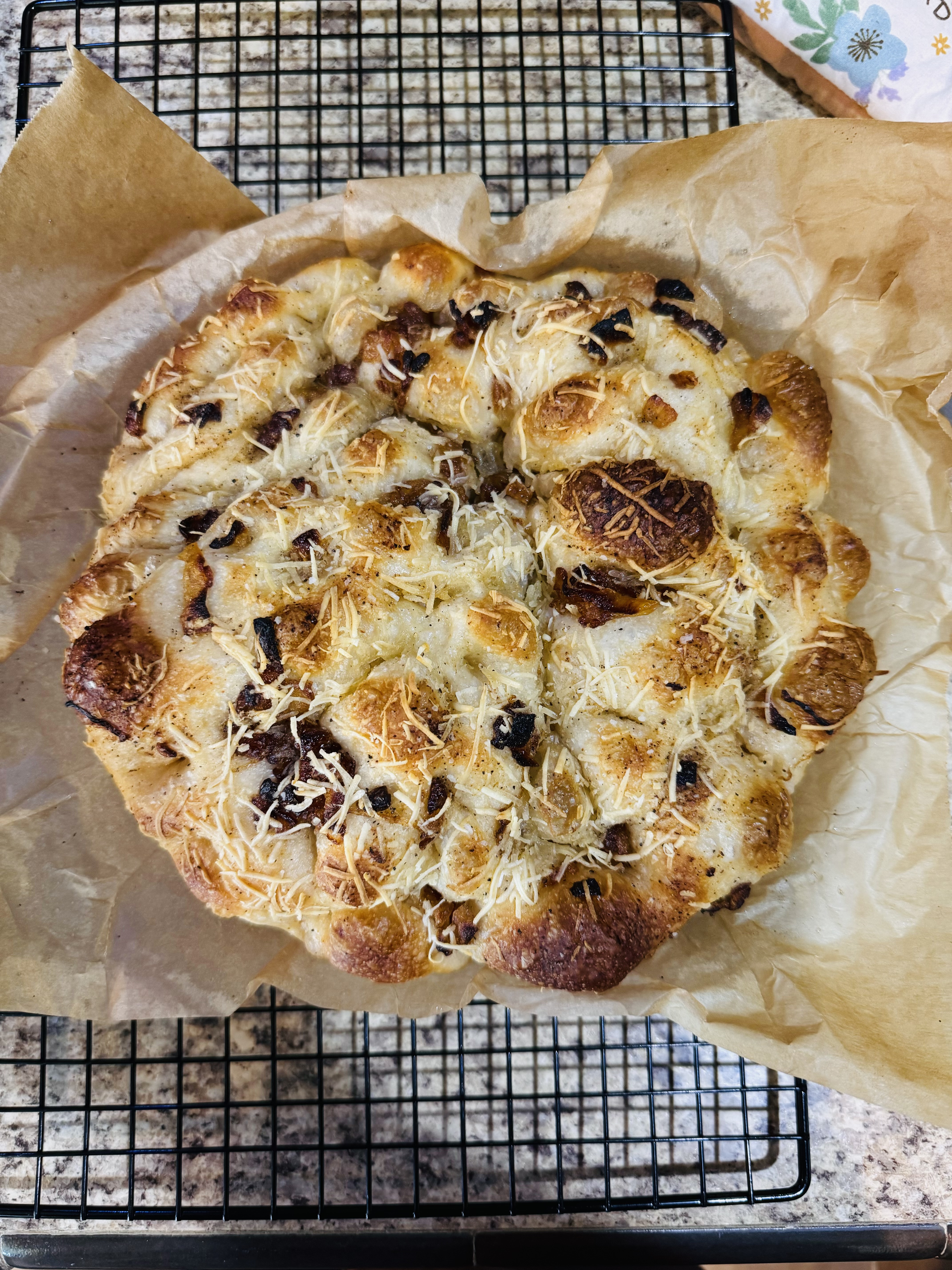 12inch French Onion Focaccia 