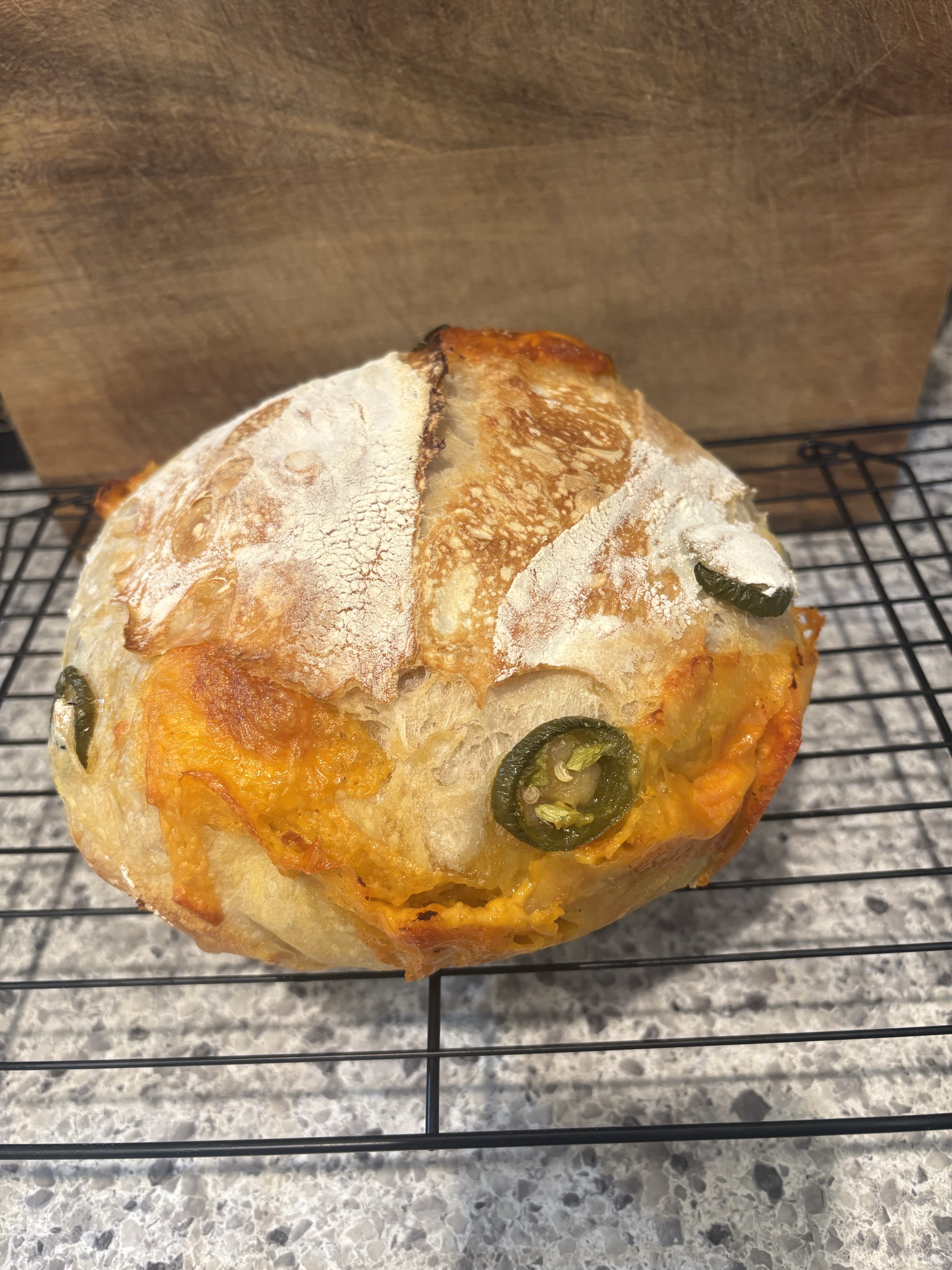 Jalapeño Cheddar Sourdough 