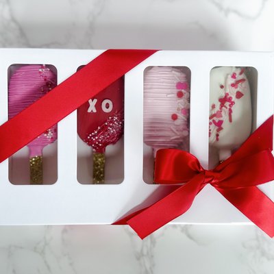 4 Pack Cakesicle Gift Box