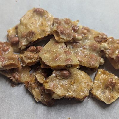 Home Made Peanut Brittle 1/2 Lb 