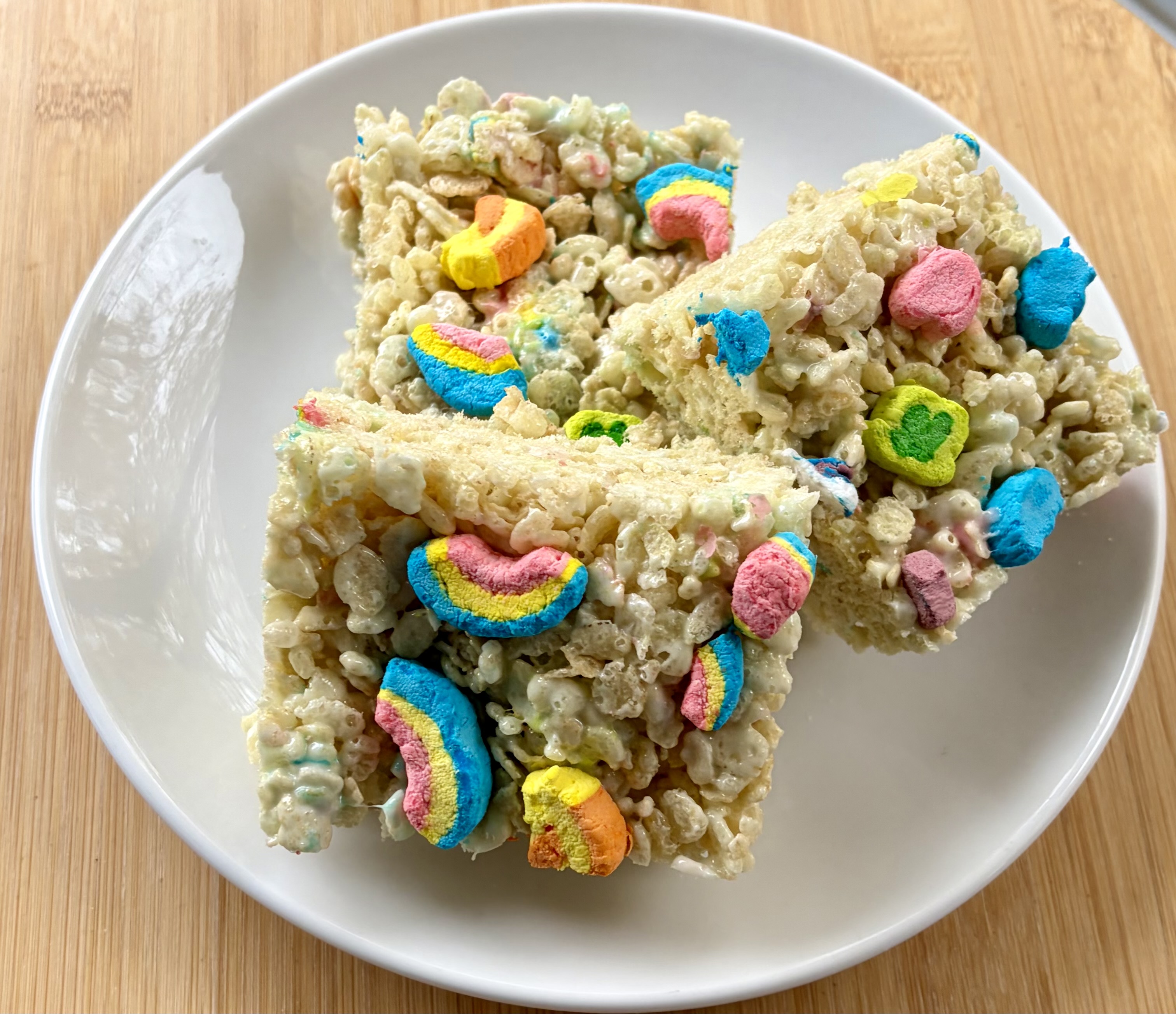 Lucky Charms Rice Crispy Treats 