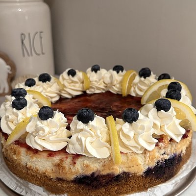 Lemon Blueberry  Cheesecake 10”