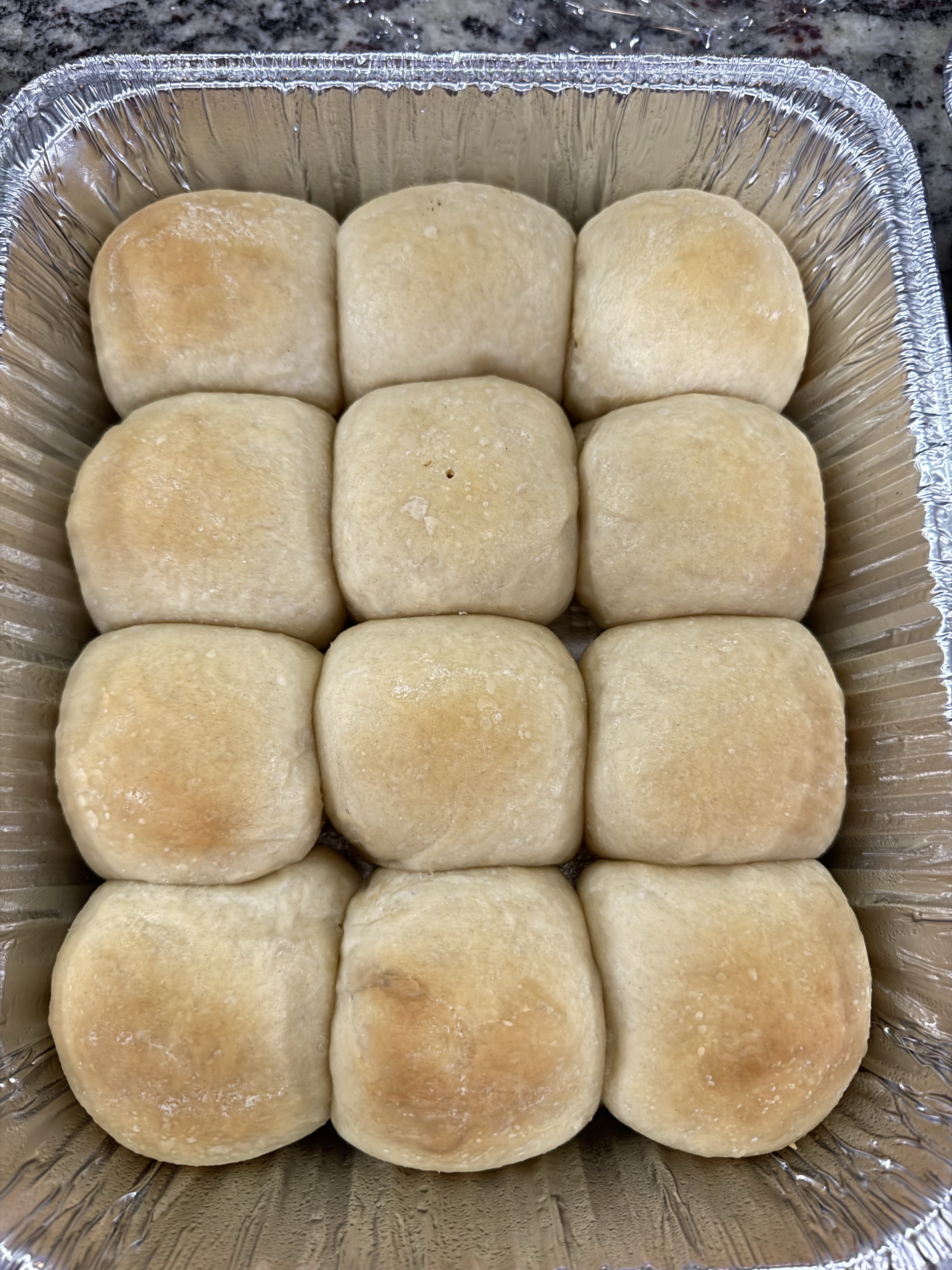 12 Sourdough dinner rolls