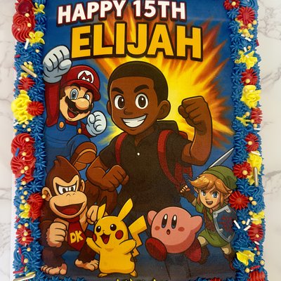 1/4 Sheet Cake Single Layer
