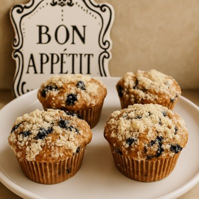 Blueberry Streusel Muffins (6pk)
