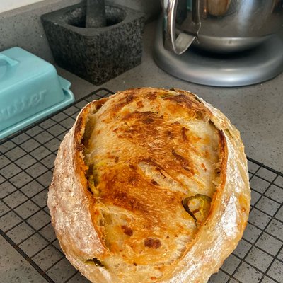 Jalapeño & Cheddar Sourdough Loaf