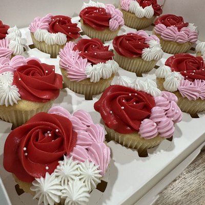 Detailed Dozen Cupcakes