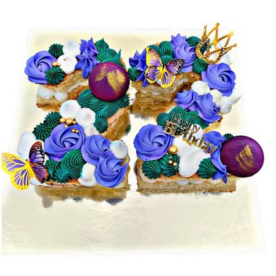 6 Inch Double Digit Number Cakes 
