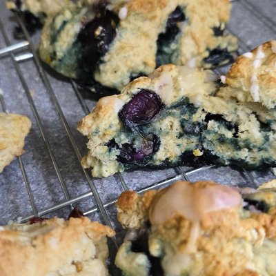 Lemon Blueberry Scones 