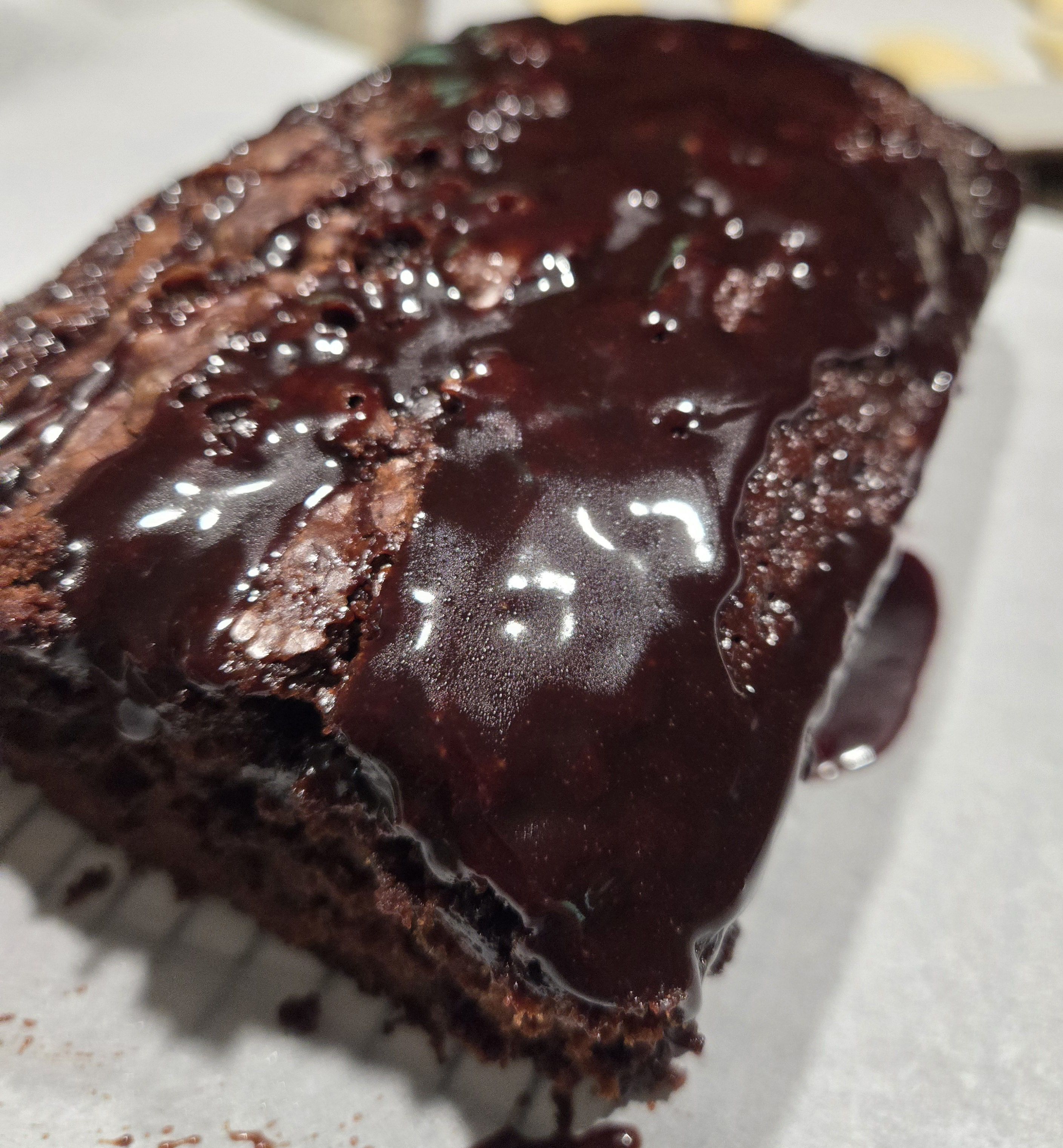Hot Fudge Brownie Bread