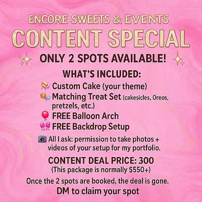CONTENT FLASH SALE 