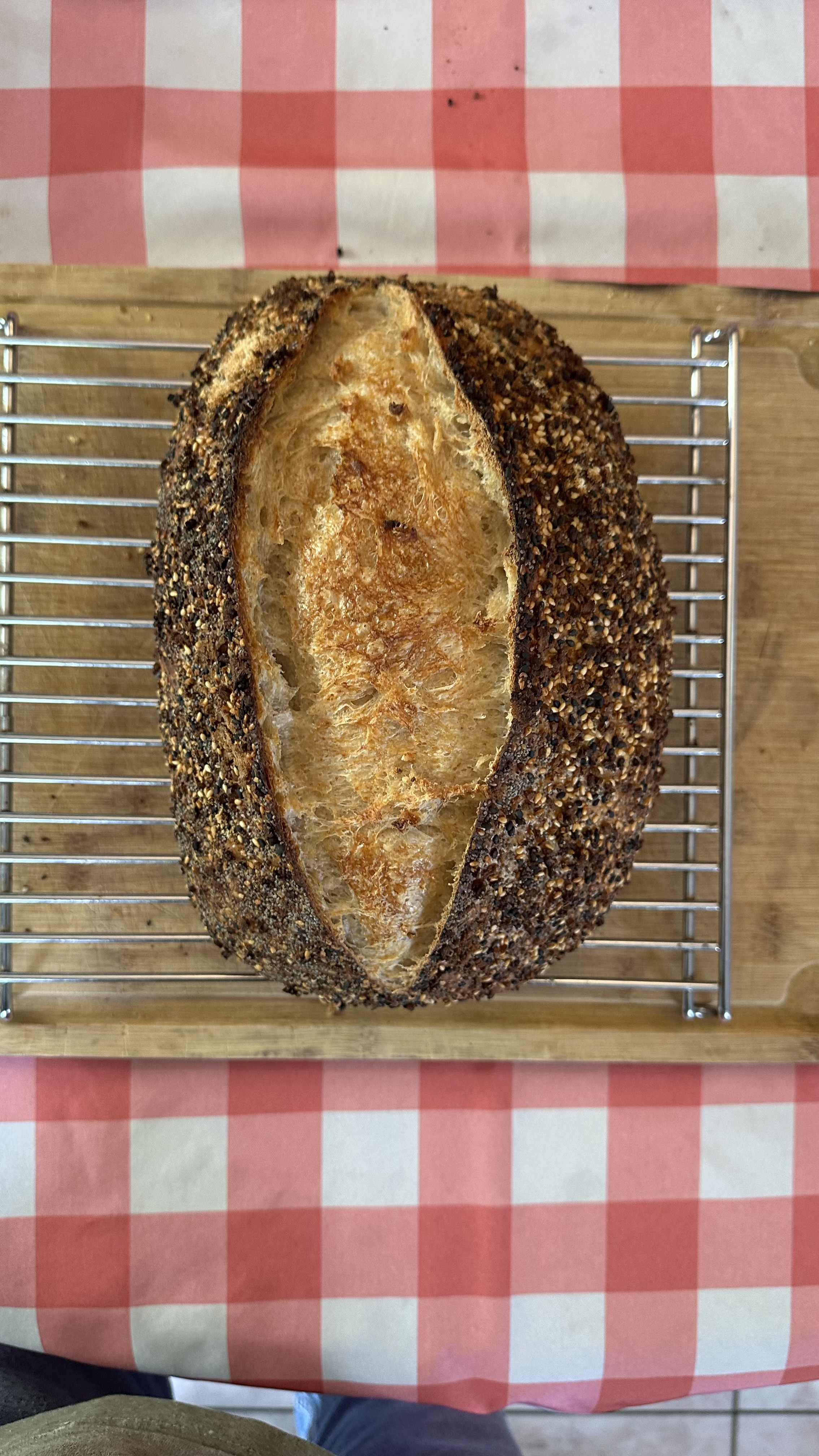 Everything Bagel Sourdough Bread 