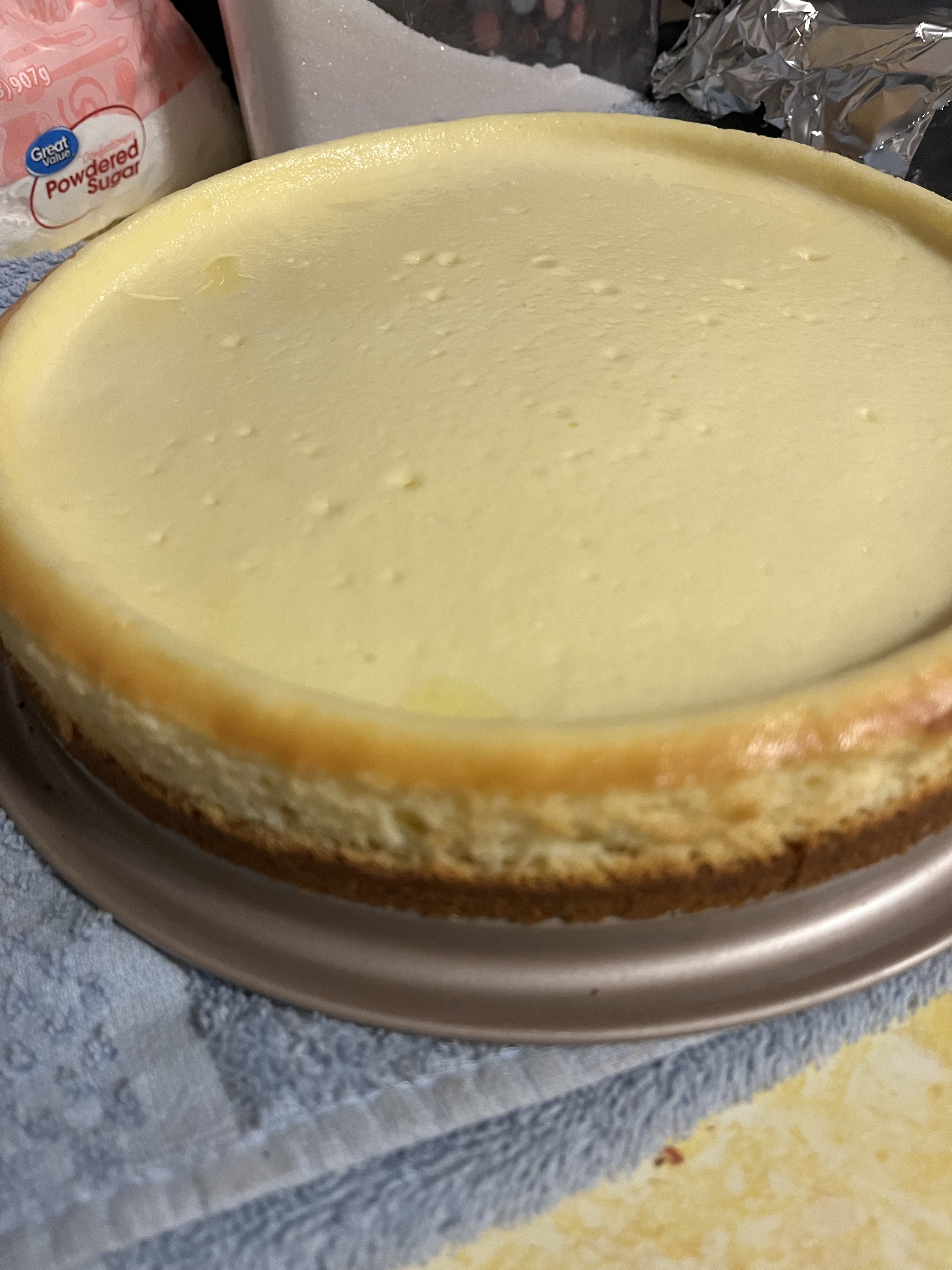 9 Inch Plain Cheesecake