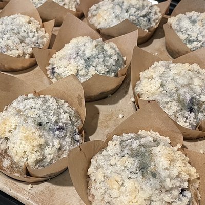 Large Blueberry Sourdough Muffins-2 Pack