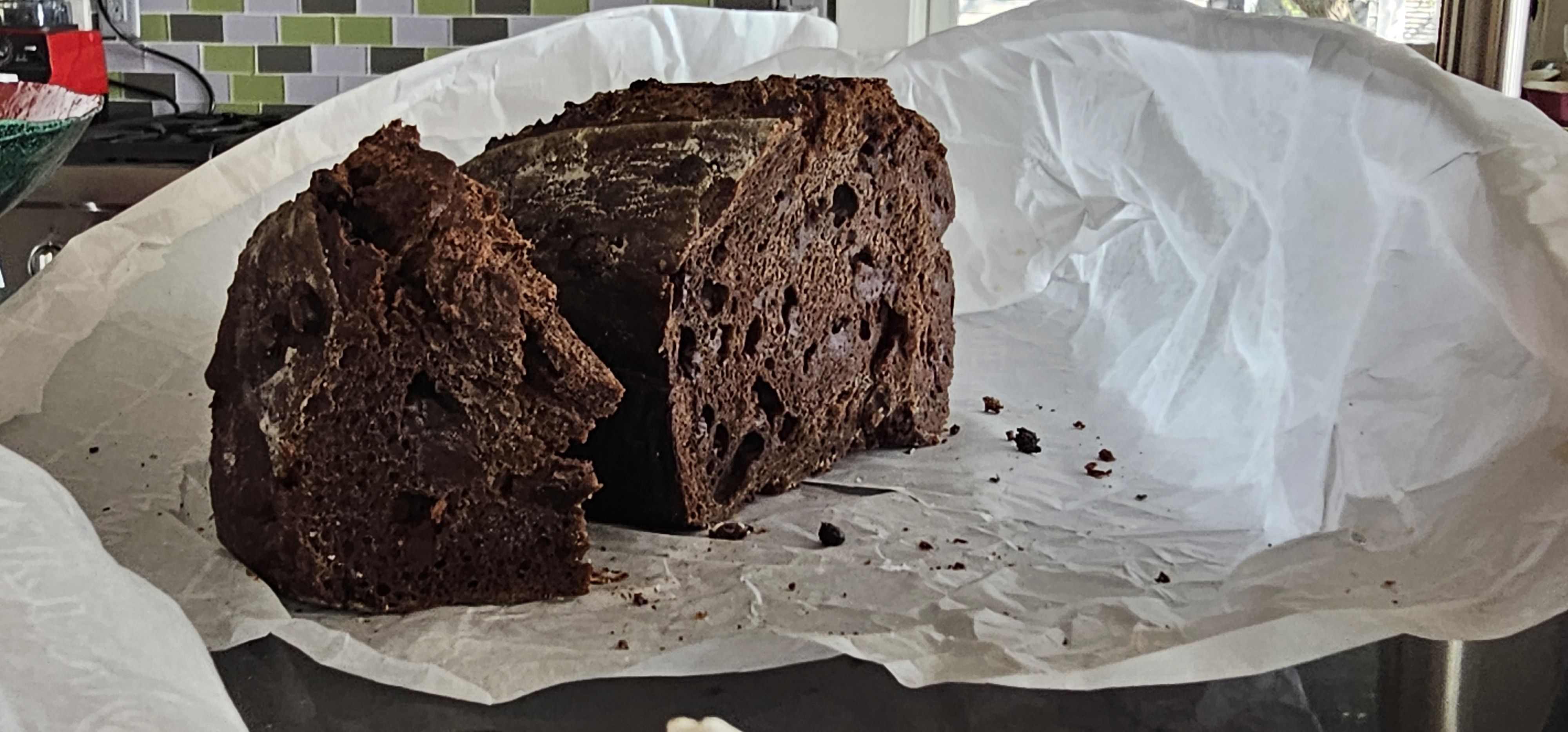 Double Chocolate Chip Sourdough Loaf