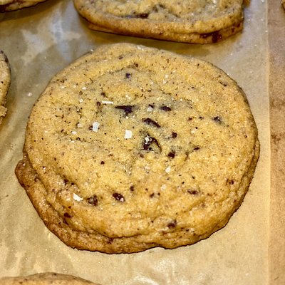 Brown Butter Sourdough Chocolate Chunk Cookies
