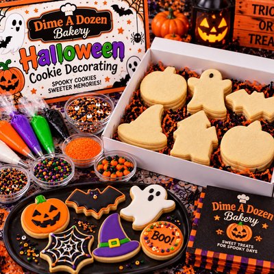 Diy Halloween Sugar Cookies Set Dozen 