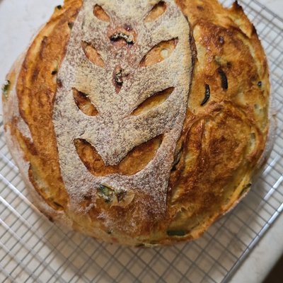 Jalapeño Cheddar Artisan Bread
