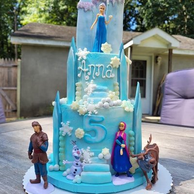 Tiered Cake 20-25 Servings 