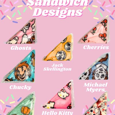 Custom Cake Sandwich Pattern (minimum Order 6)