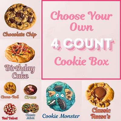 Choose Your Own Cookie Box: 4 Count
