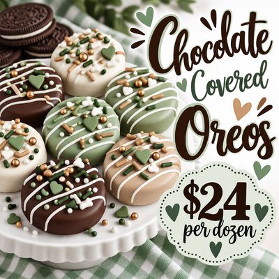 1 Dozen Chocolate Covered Oreos 