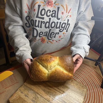 Cinnamon Sugar Sourdough Brioche Loaf