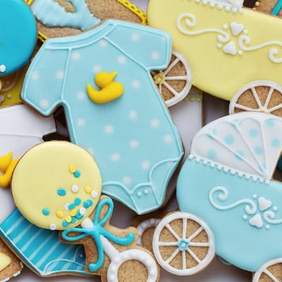 Baby shower Sugar cookie, your design