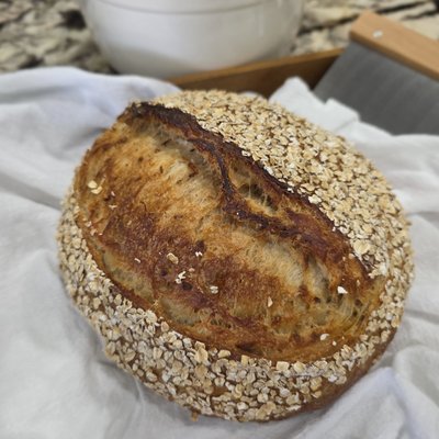 Cinnamon Honey Oat Sourdough