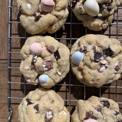 NY Brown Butter Cadbury Egg Cookies 