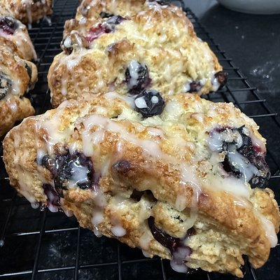 Blueberry Lemon Mini Scones - 8