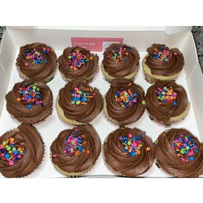 Dozen Chocolate Or Vanilla Cupcakes